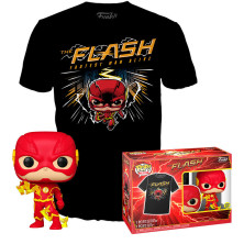 Set figura POP & Tee DC Comics The Flash